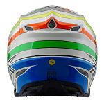 MX helma TroyLeeDesigns SE5 Composite Helmet Rays White Blue 2025