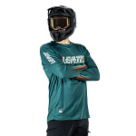 Dres na kolo Leatt MTB Enduro 4.0 Jersey Teal 2025