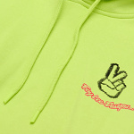 Pánská mikina TroyLeeDesigns Peace Out Pullover Hoodie Glo Yellow