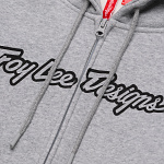 Pánská mikina TroyLeeDesigns Signature Zip Up Hoodie Gray Heather