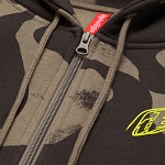 Pánská mikina TroyLeeDesigns Branded Zip Up Hoodie Olive Camo