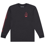 Pánské tričko s dlouhým rukávem TroyLeeDesignsPeace Torched Sleeve Tee Carbon