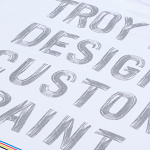 Pánské tričko TroyLeeDesigns Paint Shop Short Sleeve Tee White