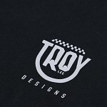 Dámské tričko TroyLeeDesigns Womens Smiley Short Sleeve Tee Black 
