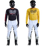 MX kalhoty TroyLeeDesigns GP PRO AIR Pant Mono White 2025