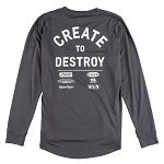 Dres na kolo TroyLeeDesigns Ruckus Long Sleeve Ride Tee Destroy Carbon