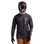 Dres na kolo TroyLeeDesigns Ruckus Long Sleeve Ride Tee Destroy Carbon