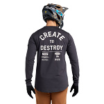 Dres na kolo TroyLeeDesigns Ruckus Long Sleeve Ride Tee Destroy Carbon