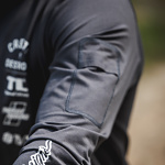 Dres na kolo TroyLeeDesigns Ruckus Long Sleeve Ride Tee Destroy Carbon
