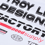 Dětské tričko TroyLeeDesigns Youth Factory Short Sleeve Tee White