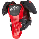 Dětský chránič těla Alpinestars A-5 S V2 Chest Protector Youth Black White Red