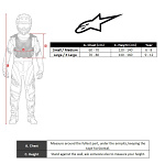 Dětský chránič těla Alpinestars A-5 S V2 Chest Protector Youth Black White Red