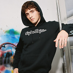 Pánská mikina TroyLeeDesigns Signature Pullover Hoodie Black