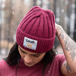 Unisex kulich LEATT Team Beanie Ruby