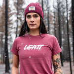 Unisex kulich LEATT Team Beanie Ruby