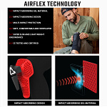 Chrániče kolen Leatt Knee Guard AirFlex Hybrid Black 2021