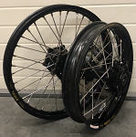 Sada kol HaanWheels Ducati DesertX - Excel Black 21x1,85 + 18x2,50 / Black Hub
