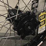 Sada kol HaanWheels Yamaha XTZ 700 Tenere - Excel Black 21x1,85 + 18x2,50 / Black Hub