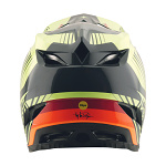 Integrální MTB helma TroyLeeDesigns D4 Polyacrylite MIPS Helmet Qualifier Black Yellow 2025