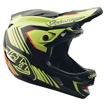 Integrální MTB helma TroyLeeDesigns D4 Polyacrylite MIPS Helmet Qualifier Black Yellow 2025