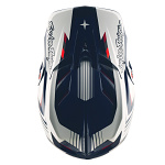 Integrální MTB helma TroyLeeDesigns D4 Polyacrylite MIPS Helmet Qualifier Blue White 2025