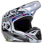 MX helma FOX V1 Image Cosmo Helmet White Black 2026