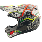MX helma TroyLeeDesigns SE5 Composite Helmet Lowrider Gray 2026