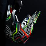 MX helma TroyLeeDesigns SE5 Composite Helmet Lowrider Gray 2026
