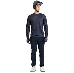 Zateplený dres na kolo TroyLeeDesigns Skyline CHILL LS Jersey Rockslide Obsidian