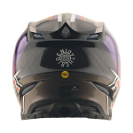 MX helma TroyLeeDesigns SE5 Carbon Helmet Stripes Black Purple 2026