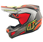 MX helma TroyLeeDesigns SE5 Composite Helmet Stripes Black Infra Red 2026