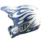 MX helma TroyLeeDesigns SE5 Composite Helmet Torched Blue 2026