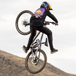 Pánské tričko s dlouhým rukávem TroyLeeDesigns X RedBull Rampage Valley Of Gods LS Tee Black