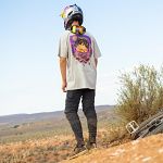 Pánské tričko TroyLeeDesigns X RedBull Rampage Valley Of Gods Tee Bone