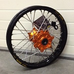 Sada kol HaanWheels KTM Adventure 890 - Excel Black 21x1,85 + 18x2,50 / Orange Hub