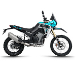 Sada kol HaanWheels Kove 800X Rally - Excel Black 21x1,85 + 18x2,50 / Black Hub