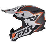 MX helma FXR Helium Carbon Helmet Orange Silver 2026