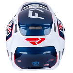 MX helma FXR 6D ATR-3 FIM Helmet White Red Blue 2026