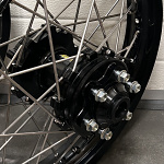 Sada kol HaanWheels Ducati DesertX - Excel Black 21x1,85 + 18x2,50 / Black Hub