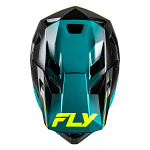 Dětská bmx helma FLY Rayce Helmet Youth Repeat Black Teal HiVis 2026