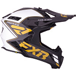 MX helma FXR Helium Carbon Helmet Gold White 2026