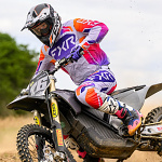 MX helma FXR Helium Carbon Helmet Orange Silver 2026