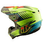 Dětská helma na motokros TroyLeeDesigns GP Pro MIPS Youth Segment Glo Yellow 2026
