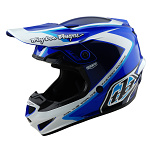 Dětská helma na motokros TroyLeeDesigns Youth GP Helmet Shutter Blue 2026