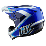 Dětská helma na motokros TroyLeeDesigns Youth GP Helmet Shutter Blue 2026