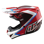 Dětská helma na motokros TroyLeeDesigns Youth GP Helmet Shutter Red 2026