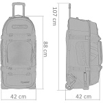 Taška na cestování a výstroj Ogio 9800 Rig Wheeled DNGR Black