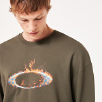 Pánská mikina Oakley Mtl Solar Rail Crew Sweatshirt New Dark Brush
