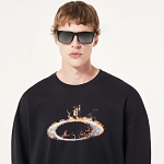 Pánská mikina Oakley Mtl Solar Rail Crew Sweatshirt BlackOut