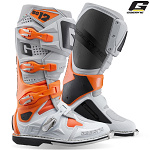 Boty na motokros enduro Gaerne SG12 Boots Orange Grey White 2024